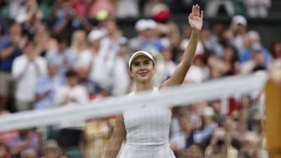 Elina Svitolina: fue mam&aacute; hace 10 meses y ya est&aacute; en semifinales de Wimbledon