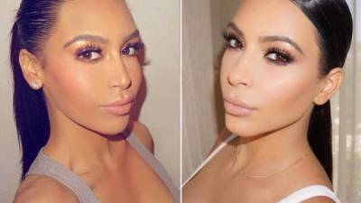 La ‘gemela’ de Kim Kardashian que conmociona las redes La ‘gemela’ de Kim Kardashian que conmociona las redes