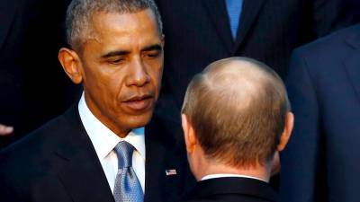 Obama y Putin intercambian unas palabras al inicio del G20