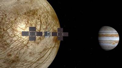 Juice: la misión espacial que explorará Júpiter para hallar gigantescos océanos que podrían estar enterrados bajo hielo Juice: la misión espacial que explorará Júpiter para hallar gigantescos océanos que podrían estar enterrados bajo hielo