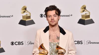 Harry Styles gana el Grammy al álbum del año por "Harry's House" Harry Styles gana el Grammy al álbum del año por "Harry's House"