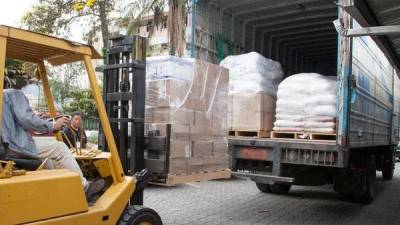 Llega a Egipto la ayuda humanitaria ecuatoriana destinada a Gaza Llega a Egipto la ayuda humanitaria ecuatoriana destinada a Gaza