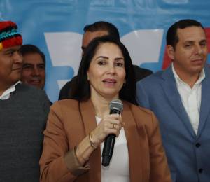 Fotografía de archivo de la expresidenta de la Revolución Ciudadana, Luisa González.