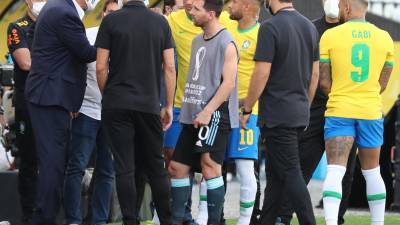 Brasil vs Argentina quedó suspendido por violación de protocolos anticovid Brasil vs Argentina quedó suspendido por violación de protocolos anticovid