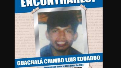 Corte IDH condena a Ecuador por discriminaci&oacute;n: Luis Guachal&aacute; Chimbo desapareci&oacute; en 2004