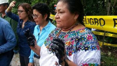 Rigoberta Menchú se une a 'La Mano Sucia de Chevron' Rigoberta Menchú se une a 'La Mano Sucia de Chevron'
