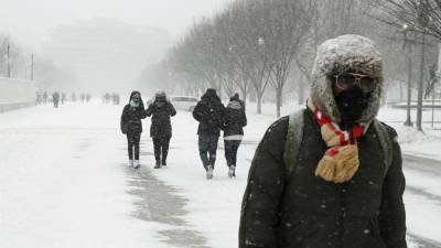 Un nuevo temporal de nieve golpea la costa este de EEUU Un nuevo temporal de nieve golpea la costa este de EEUU