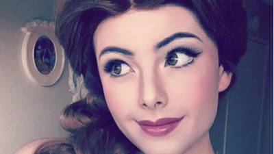 El hombre que personifica a las princesas de Disney El hombre que personifica a las princesas de Disney