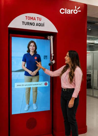 Claro innova en la atención del servicio al cliente.