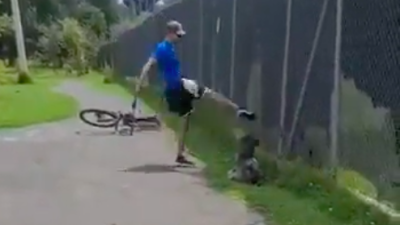 Captan a un sujeto golpeando a un perro en parque de Quito; esto fue lo que ocurrió Captan a un sujeto golpeando a un perro en parque de Quito; esto fue lo que ocurrió
