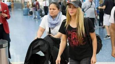 Imagen de Lili Melgar y Shakira cuando la ex niñera trabajaba para Piqué y la cantante. Imagen de Lili Melgar y Shakira cuando la ex niñera trabajaba para Piqué y la cantante.