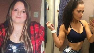 El sorprendente cambio de una mujer que superó la obesidad El sorprendente cambio de una mujer que superó la obesidad