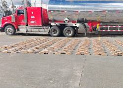 Se incautaron 550 kilos de droga, además de un vehículo y un terminal móvil.