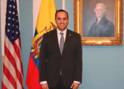 El canciller Juan Carlos Holguín se reunió con Wendy Sherman, subsecretaria de Estado de Estados Unidos.
