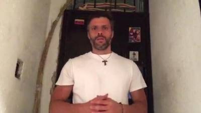 Opositor López informa en video que comienza huelga hambre junto a Ceballos Opositor López informa en video que comienza huelga hambre junto a Ceballos