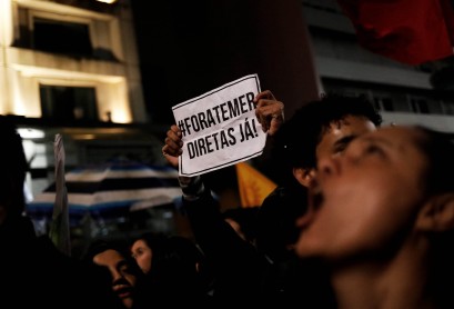 Protestas en Brasil contra el presidente Michel Temer