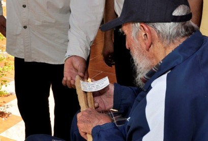Fidel Castro celebra sus 89 años con Maduro y Morales