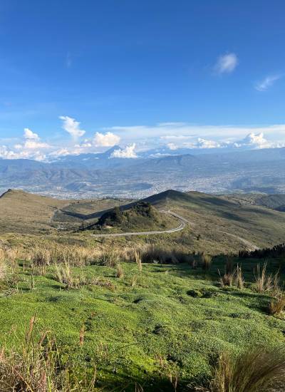 Fotografía del páramo de Quisapincha, en Tungurahua