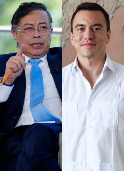 El presidente Colombia, Gustavo Petro, contraataca a Daniel Noboa.