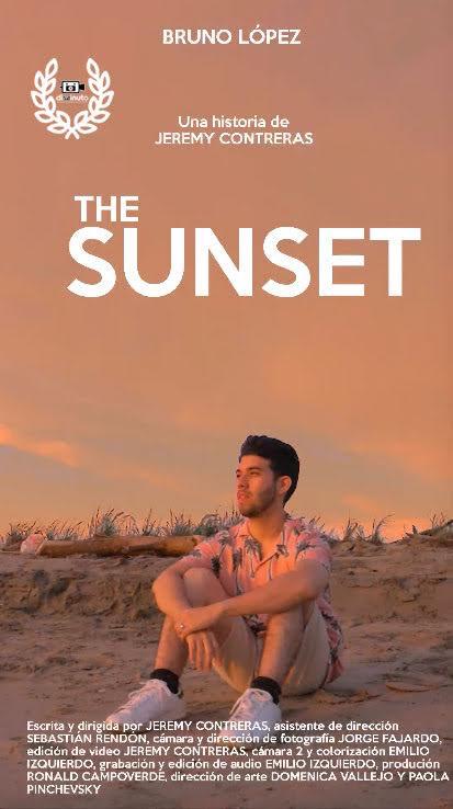 $!Afiche promocional del cortometraje Sunset de Jeremy Contreras, estudiante de la Universidad Casa Grande.