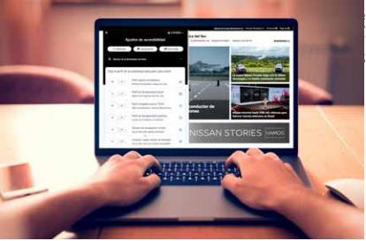 $!La página web de Nissan también incluye la optimización de navegación por teclado para personas con problemas de motricidad y ajustes de comprensión para quienes tienen trastornos cognitivos.
