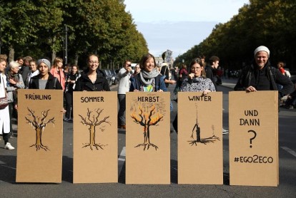 Manifestación mundial contra el cambio climático