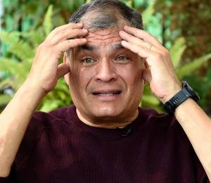 Fotografía de archivo del exmandatario de Ecuador, Rafael Correa.