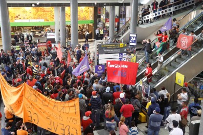 Barricadas y paros sectoriales en varias ciudades brasileñas