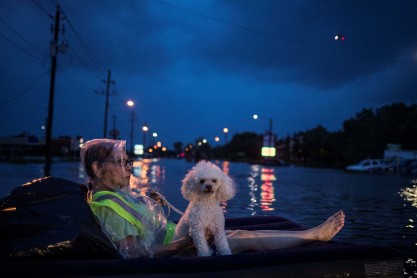 Inundaciones sin precedentes en la ciudad de Houston por tormenta Harvey