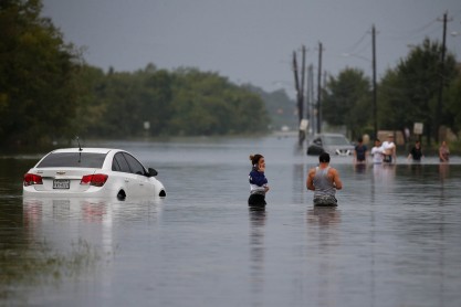 Inundaciones sin precedentes en la ciudad de Houston por tormenta Harvey