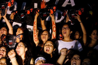 No a Keiko: Protestas en Perú contra la candidata presidencial Keiko Fujimori