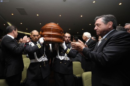 El adios al expresidente Sixto Durán Ballén