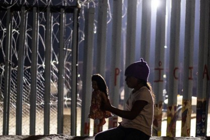 Los rastros de la caravana de migrantes en Tijuana