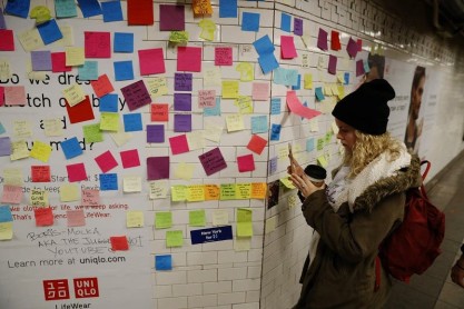 Terapia con Post-It en Nueva York tras el triunfo de Trump