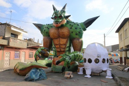 Los monigotes gigantes de Guayaquil