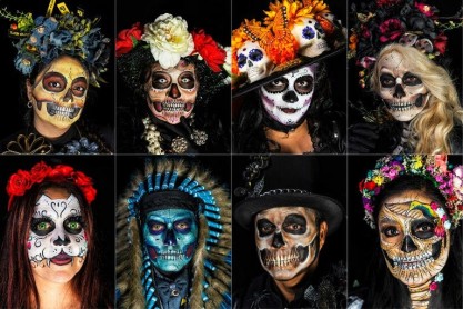 Catrinas mexicanas toman las calles previo al Día de Muertos