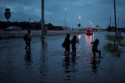 Inundaciones sin precedentes en la ciudad de Houston por tormenta Harvey