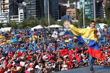 En Quito todos cantaron &quot;Ecuador Aquí Estoy&quot;