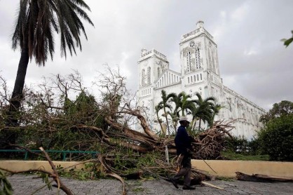 El paso del huracán Matthew por Haití