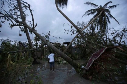 El paso del huracán Matthew por Haití