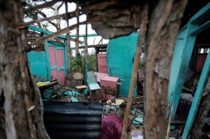 El paso del huracán Matthew por Haití