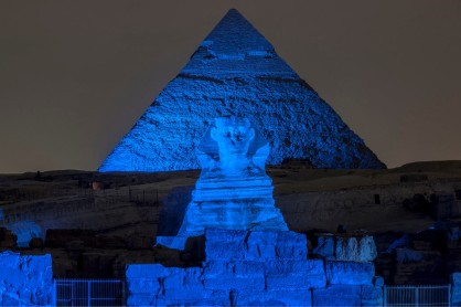 El mundo se ilumina de azul por el aniversario de la ONU