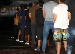 Migrantes peruanos y ecuatorianos llegaron entre el jueves y viernes.