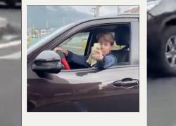 Mujer implicada en siniestro de tránsito da su versión.