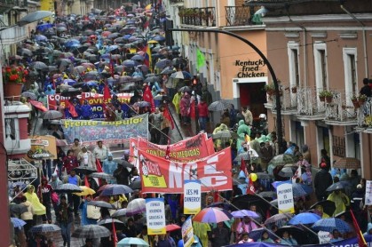 Movilización 19M en Quito