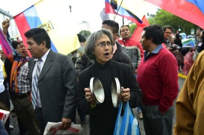 Movilización 19M en Quito