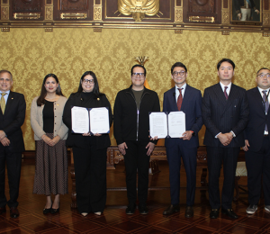 Firma de acuerdo entre Enami Ep y Boroo Pte. Ltd.