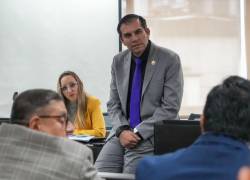 Fotografía de archivo del ministro del Trabajo, Harold Burbano.