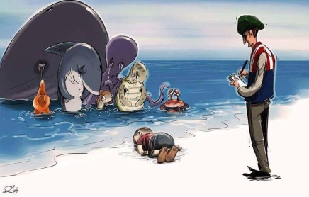 La humanidad ha naufragado, un homenaje a Aylan Kurdi