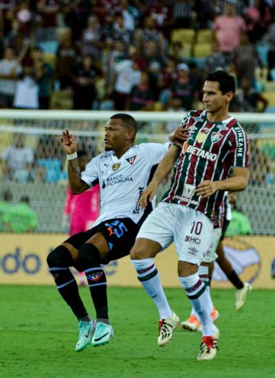 Fotografía del segundo cotejo entre Liga de Quito y Fluminense por la Recopa Sudamericana.
